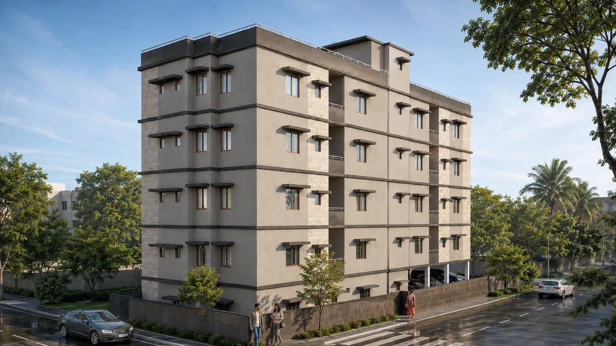 JD Mansions 5 Storey Residential Project Puducherry